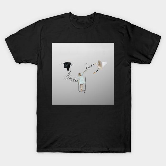 borderline T-Shirt by Illusory contours